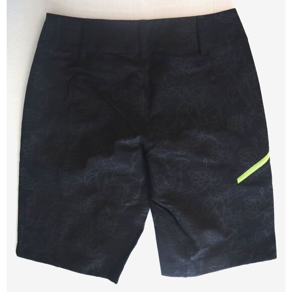 Wild Rye Women's Sz 6 Black Lotus Greyscale Freda 7" Bike Shorts - Picture 2 of 9